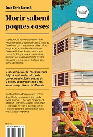 MORIR SABENT POQUES COSES | 9788419332431 | BARCELÓ, JOAN ENRIC | Llibreria Online de Tremp