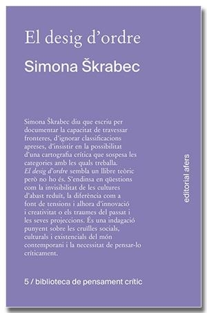 EL DESIG D'ORDRE | 9788418618604 | SKRABEC, SIMONA | Llibreria Online de Tremp