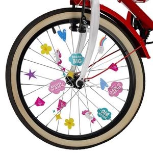 CONJUNT 30 ORNAMENTS PER RADIS BICICLETA UNICORNS | 8053610784404