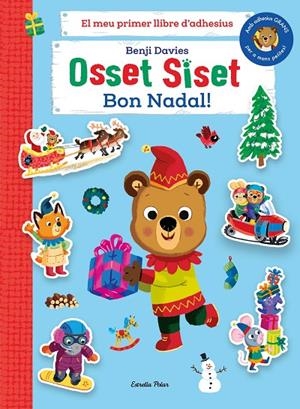 OSSET SISET. EL MEU PRIMER LLIBRE D'ADHESIUS. BON NADAL! | 9788413895505 | DAVIES, BENJI | Llibreria Online de Tremp