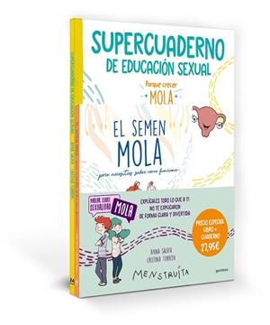 PACK APRENDE CON MENSTRUITA (EL SEMEN MOLA + SUPERCUADERNO DE EDUCACIÓN SEXUAL) | 9788419975058 | SALVIA, ANNA | Llibreria Online de Tremp