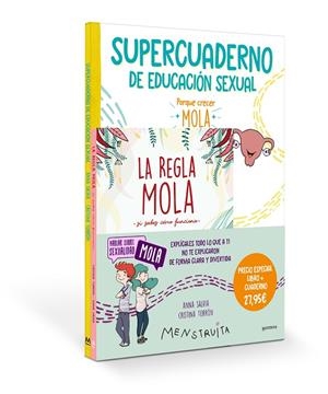 PACK APRENDE CON MENSTRUITA (LA REGLA MOLA + SUPERCUADERNO DE EDUCACIÓN SEXUAL) | 9788419975041 | SALVIA, ANNA | Llibreria Online de Tremp