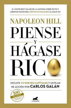 PIENSE Y HÁGASE RICO | 9788418620133 | HILL, NAPOLEON/GALÁN, CARLOS