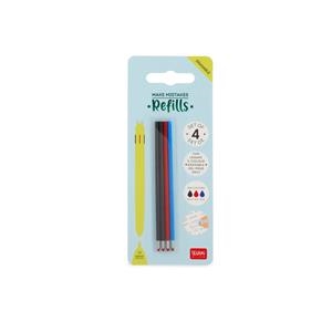 CONJUNT 4 RECANVIS PER BOLÍGRAF GEL ESBORRABLE 3 COLORS | 8053610785982