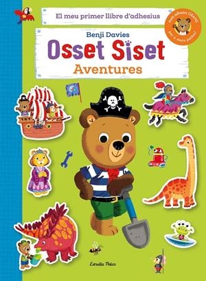 OSSET SISET. EL MEU PRIMER LLIBRE D*ADHESIUS. AVENTURES | 9788413898155 | DAVIES, BENJI | Llibreria Online de Tremp
