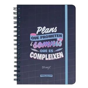 AGENDA WONDER PETITA 2024 2025 SETMANAL "PLANES QUE PROMETEN SUEÑOS QUE SE CUMPLEN" | 8445641045126 | Llibreria Online de Tremp