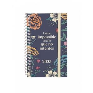 AGENDA ESPIRAL DESING COLLECTION 2025 CAT SV "L'ÚNIC IMPOSSIBLE" | 8422952387893 | Llibreria Online de Tremp