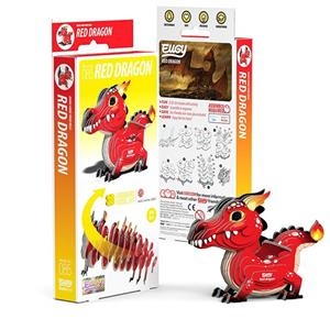 FIGURA 3D CARTRÓ RED DRAGON | 9421036940046 | Llibreria Online de Tremp