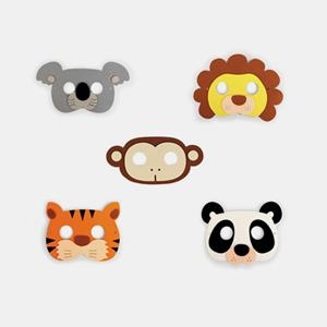 CONJUNT DE 5 MÀSCARES JUNGLA | 612615062498 | Llibreria Online de Tremp