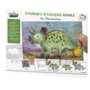 5 PLANTILLES ARTÍSTIQUES DINOSAURES | 3760119714348 | Llibreria Online de Tremp