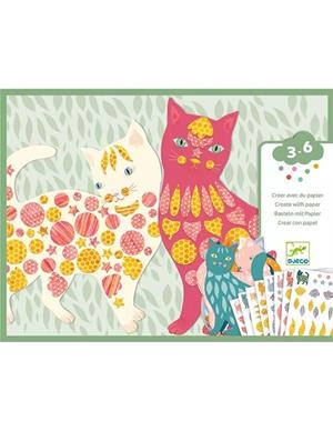 CREAR AMB PAPER ELS GATS DE L'ELODIE | 3070900000797 | Llibreria Online de Tremp