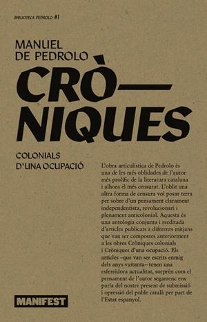CRONIQUES COLONIALS. CRONIQUES D'UNA OCUPACIO - CA | 9788410344129