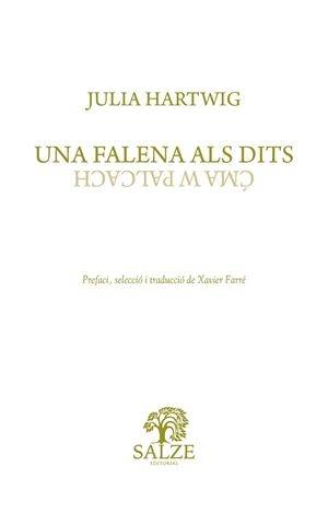 UNA FALENA ALS DITS | 9788409687541 | HARTWIG, JULIA | Llibreria Online de Tremp
