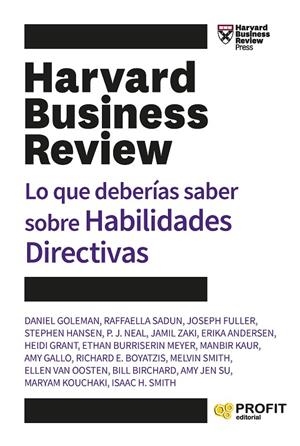 LO QUE DEBERÍAS SABER SOBRE HABILIDADES DIRECTIVAS | 9788410235151 | HARVARD BUSINESS REVIEW | Llibreria Online de Tremp