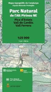 MAPA TOPOGRÀFIC DE CATALUNYA 1:25 000. ESPAIS NATURALS PROTEGITS. 44- PARC NATUR | 9788418199998 | Llibreria Online de Tremp