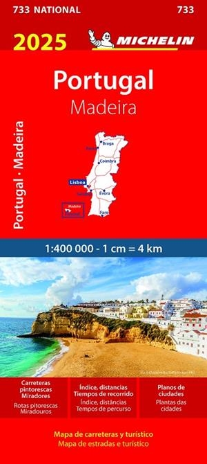 MAPA NATIONAL PORTUGAL, MADEIRA 2025 11733 | 9782067265523