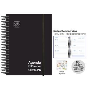 AGENDA ESCOLAR 25/26 CAT. POLI. NEGRE | 8412885249443 | Llibreria Online de Tremp