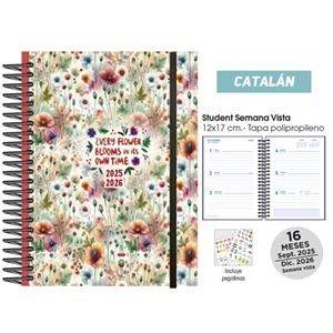 AGENDA ESCOLAR 25/26 CAT. POLIP. BLOSSOM | 8412885249320 | Llibreria Online de Tremp