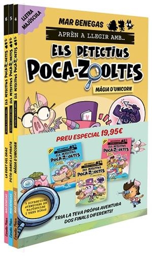 PACK APRÈN A LLEGIR AMB... ELS DETECTIUS POCA-ZOOLTES!  4,5 I 6: EN LLETRA MAJÚS | 9791387782009 | BENEGAS, MAR | Llibreria Online de Tremp