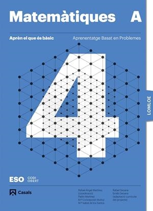 APRÈN EL QUE ÉS BÀSIC. MATEMÀTIQUES 4 A ESO.  LOMLOE | 9788421882085 | VARIOS AUTORES | Llibreria Online de Tremp