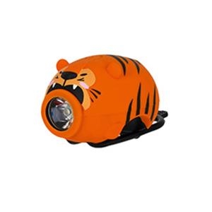 LLUM DAVANTERA RECARGABLE PER A BICICLETA AMB TIMBRE TIGRE | 8052694010119 | Llibreria Online de Tremp