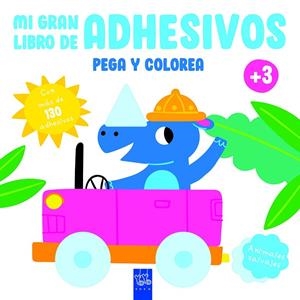 MI GRAN LIBRO DE ADHESIVOS PEGA Y COLOREA. ANIMALES SALVAJES | 9788408234623 | YOYO