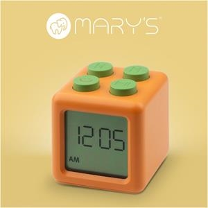 MARY'S RELLOTGE/DESPERTADOR BLOCK TARONJA | 5906555610501 | Llibreria Online de Tremp
