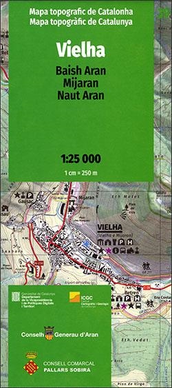 MAPA TOPOGRÀFIC VIELHA, BAISH ARAN, MIJARAN, NAUT ARAN (39) | 9788418986536