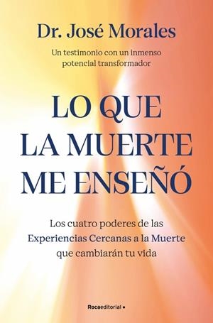 LO QUE LA MUERTE ME ENSEÑÓ. LOS CUATRO PODERES DE LAS ECM QUE SANARÁN TU VIDA | 9788410442450 | MORALES DEL RÍO, DR. JOSÉ | Llibreria Online de Tremp