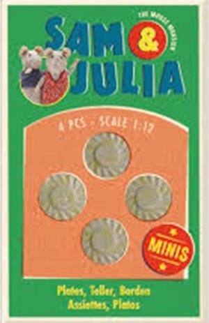 LA CASA DELS RATOLINS 'MINIS' - 4 PLATS DE CERÀMICA | 8719689908294 | Llibreria Online de Tremp