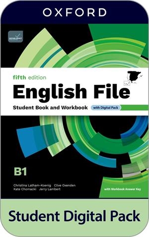 ENGLISH FILE 5TH EDITION B1. STUDENT'S BOOK AND WORKBOOK AND DIGITAL WITH KEY PA | 9780194144025 | Llibreria Online de Tremp