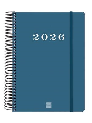 AGENDA (2026) DIA VIST CATALÀ ESPIRAL PLUS BLAU | 8422952409717 | Llibreria Online de Tremp