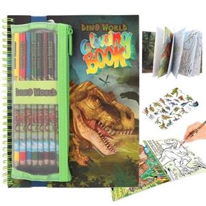DINO WORLD LLIBRE PER ACOLORIR AMB LLÀPIS DE COLORS | 4010070665791 | Llibreria Online de Tremp