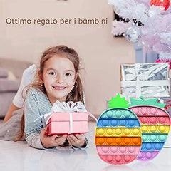 JOGUINES SENSORIALS ANTIESTRÈS POP BUBBLE – MULTICOLOR FRUITES (2 PECES) | 00222241 | Llibreria Online de Tremp