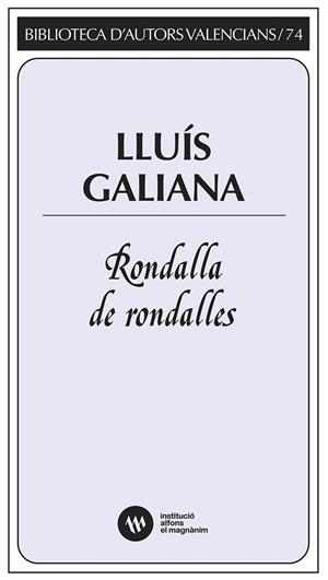 RONDALLA DE RONDALLES | 9788411560900 | GALIANA, LLUÍS | Llibreria Online de Tremp