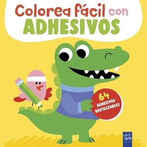 COLOREA FÁCIL CON ADHESIVOS. COCODRILO | 9788408312116 | YOYO | Llibreria Online de Tremp
