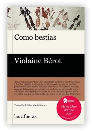 COMO BESTIAS | 9788412591170 | BÉROT, VIOLAINE | Llibreria Online de Tremp