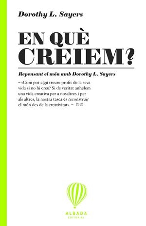 EN QUÈ CREIEM? | 9791399136241 | SAYERS, DOROTHY L.