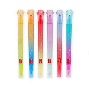 SET DE 6 RETOLADORS DE DOBLE PUNTA AMB COLORS SUPERPOSABLES - MEOW | 8052694125851 | Llibreria Online de Tremp