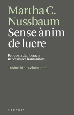 SENSE ÀNIM DE LUCRE | 9791399136951 | NUSSBAUM, MARTHA | Llibreria Online de Tremp