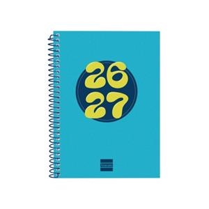 AGENDA ESCOLAR 2026-2027 COOL FINOCAM BLAVA SETMANA VISTA | 8422952415831 | Llibreria Online de Tremp