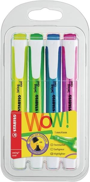 STABILO SWING COOL ESTOIG DE 4 COLORS | 4006381134910 | Llibreria Online de Tremp