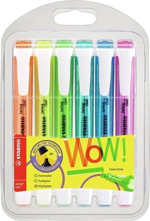 STABILO SWING COOL ESTOIG DE 6 COLORS | 4006381467285 | Llibreria Online de Tremp