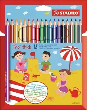 STABILO TRIO THICK ESTOIG DE 18 COLORS | 3168070203183 | Llibreria Online de Tremp