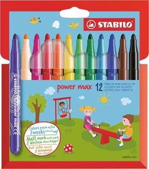 STABILO POWER MAX ESTOIG DE 12 COLORS | 3168070980121 | Llibreria Online de Tremp