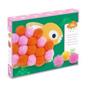 COLLAGE POMPOMS ANIMALS I CERCLES | 3070900000490 | Llibreria Online de Tremp