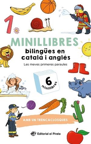MINILLIBRES BILINGÜES EN CATALÀ I ANGLÈS - LES MEVES PRIMERES PARAULES | 9788419912459 | DEL PIRATA, EDICIONS | Llibreria Online de Tremp