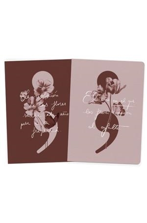 PACK DOS CUADERNOS COSIDOS SARA BUHO | 8432715198406 | Llibreria Online de Tremp
