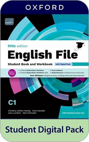 ENGLISH FILE 5TH EDITION C1. STUDENT'S BOOK AND WORKBOOK AND DIGITAL WITH KEY PA | 9780194147224 | LATHAM-KOENIG, CHRISTINA/OXENDEN, CLIVE/LAMBERT, JERRY/CHOMACKI, KATE | Llibreria Online de Tremp