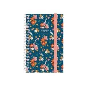 AGENDA ESPIRAL DESIGN COLLECTION E10 2027 FLORA DIA VISTA_CAST | 8422952425571 | Llibreria Online de Tremp